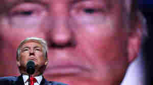 Republican presidential candidate Donald Trump delivers his nomination acceptance speech to conclude the Republican National Convention in Cleveland.