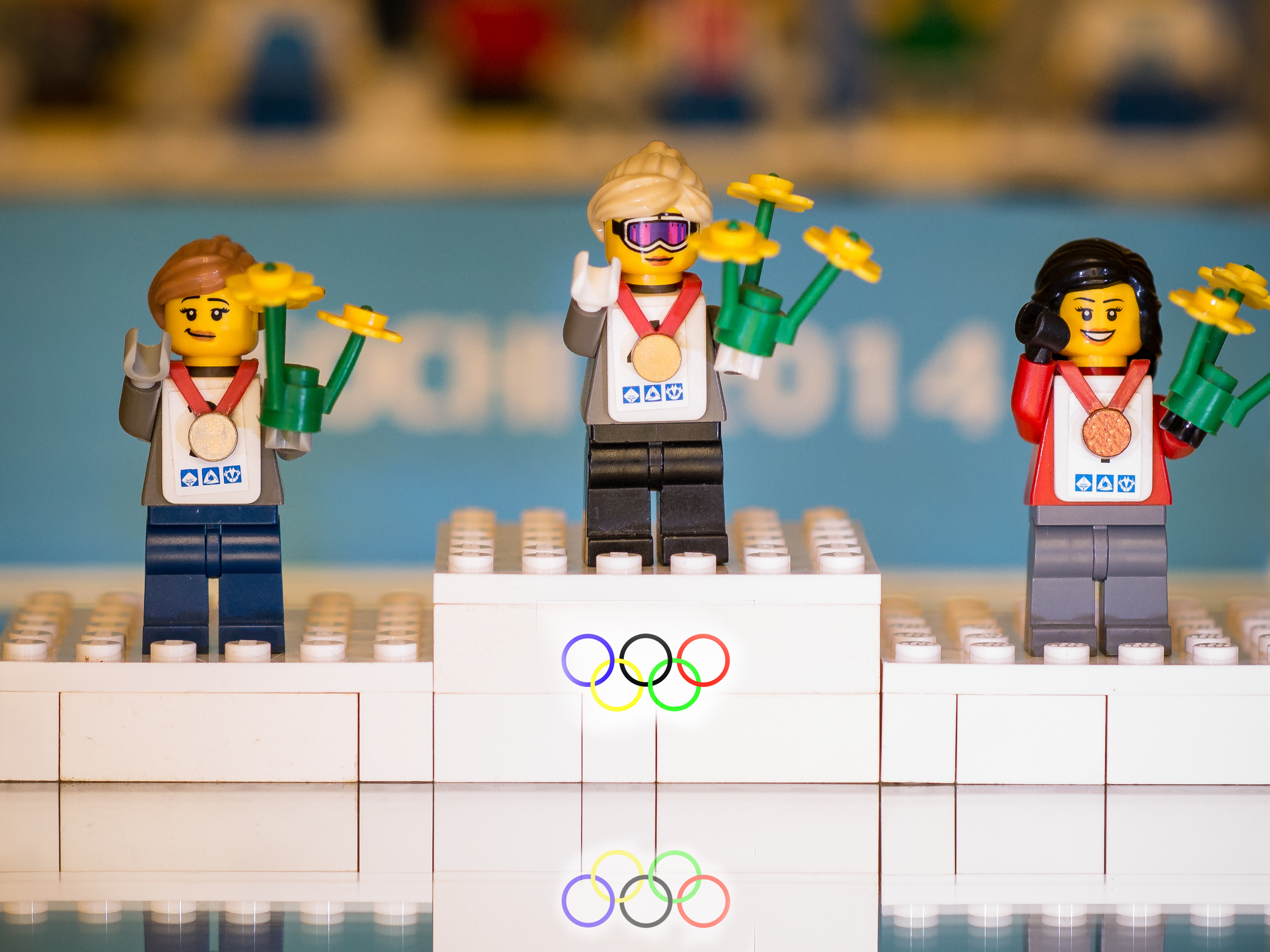 The triumph of victory at the Olympics