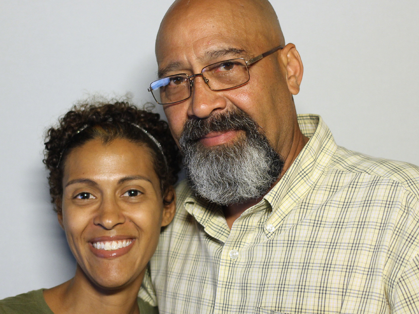 Arnaldo Silva with his daughter Vanessa at StoryCorps.