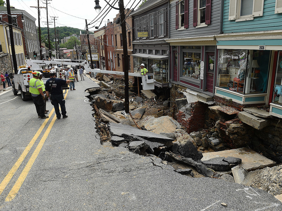 Maryland Town Begins Cleanup After Deadly Weekend Flooding The Two