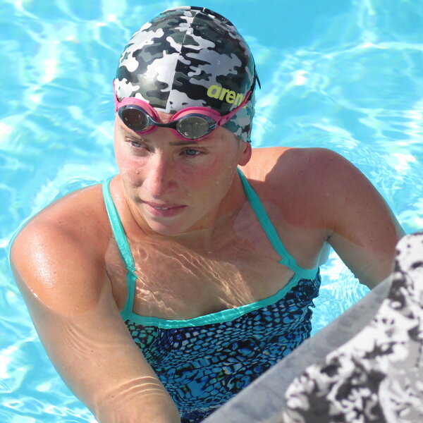 U.S. marathon swimmer Haley Anderson won a silver at the 2012 Olympics when she lost a sprint to the finish by four-tenths of a second. Anderson, 24, will be swimming the 6.2-mile race again in Rio, where much of the pre-race attention has focused on the polluted waters.