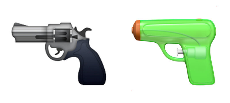 apple emojis replace pistol emoji with water gun the two way npr in favor of