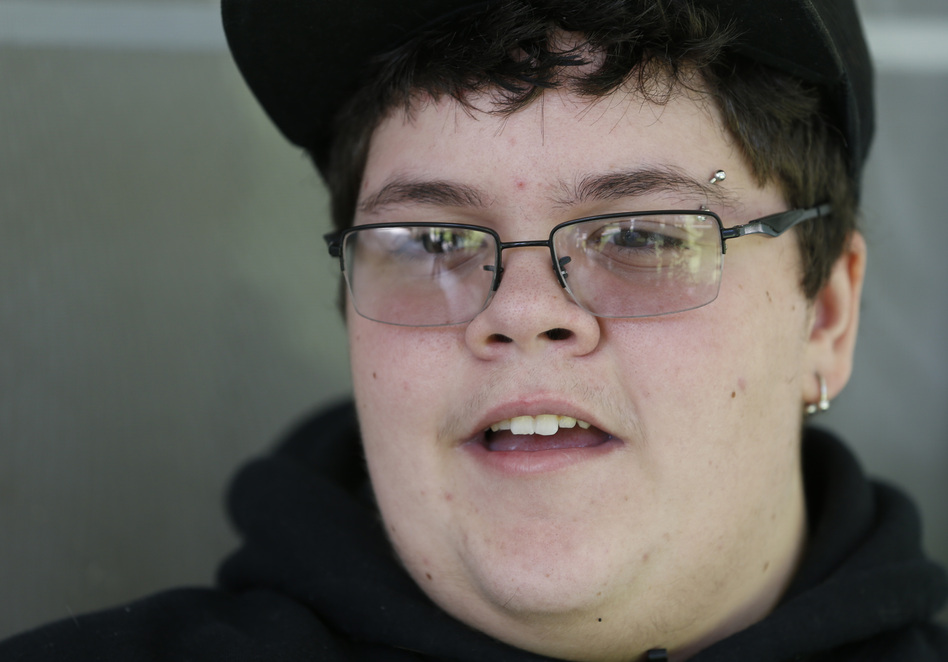 Gavin Grimm speaks during an interview at his home in Gloucester, Va., in 2015. (Steve Helber/AP)