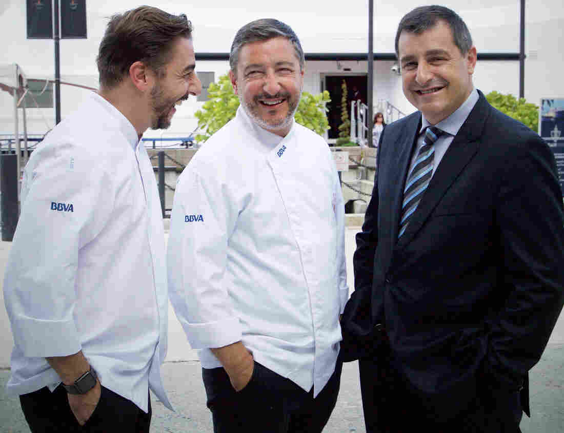 File photo of the Roca brothers, who run El Celler de Can Roca, a top-rated restaurant in northeast Spain. From left to right: Jordi, Joan and Josep Roca. File photo of the Roca brothers, who run El Celler de Can Roca, a top-rated restaurant in northeast Spain. From left to right: Jordi, Joan and Josep Roca.