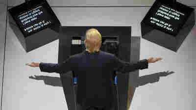 Donald Trump, gives his acceptance speech during the final day of the Republican National Convention, July 21, in Cleveland.