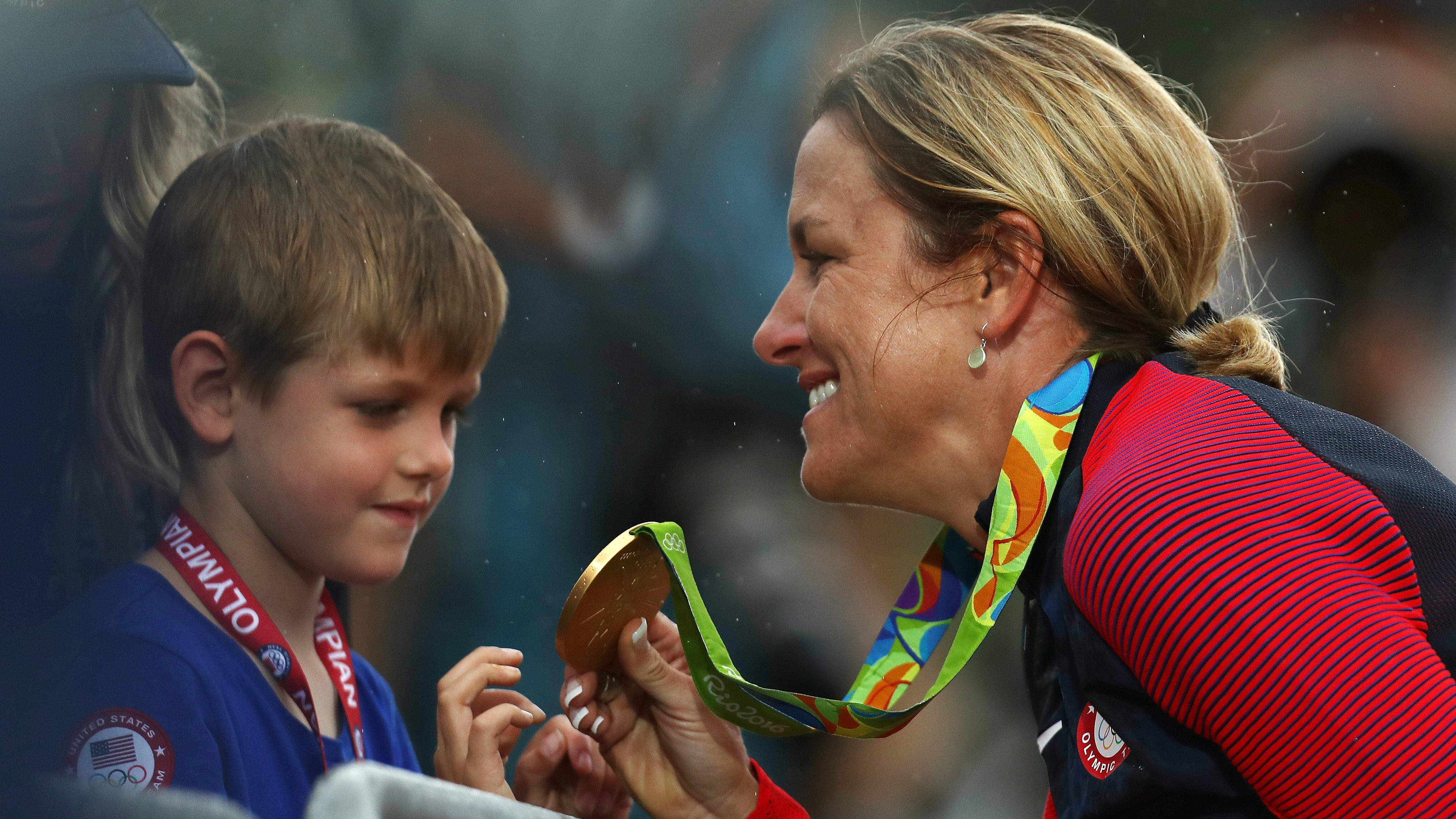 'Because I can': cyclist Kristin Armstrong wins third gold medal at age 42