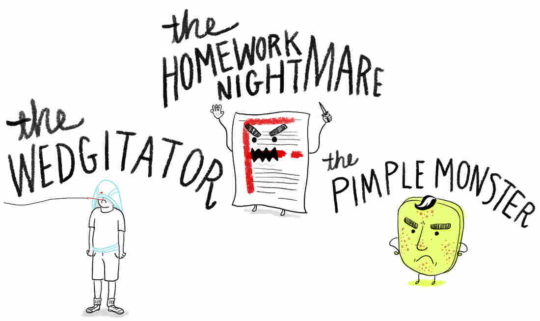 Drawing of monster ideas