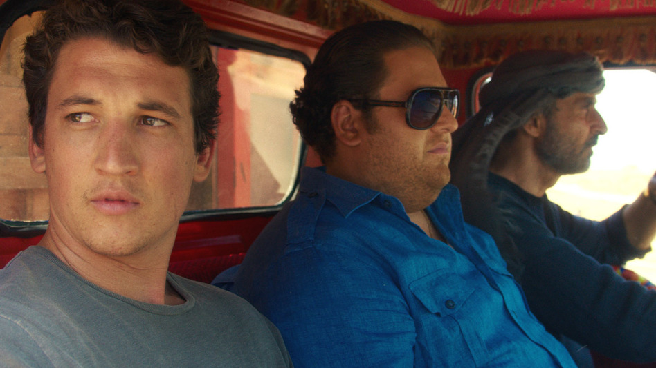 Miles Teller and Jonah Hill play war profiteers in director Todd Phillips' <em>War Dogs.</em> (Courtesy of Warner Bros. Picture)
