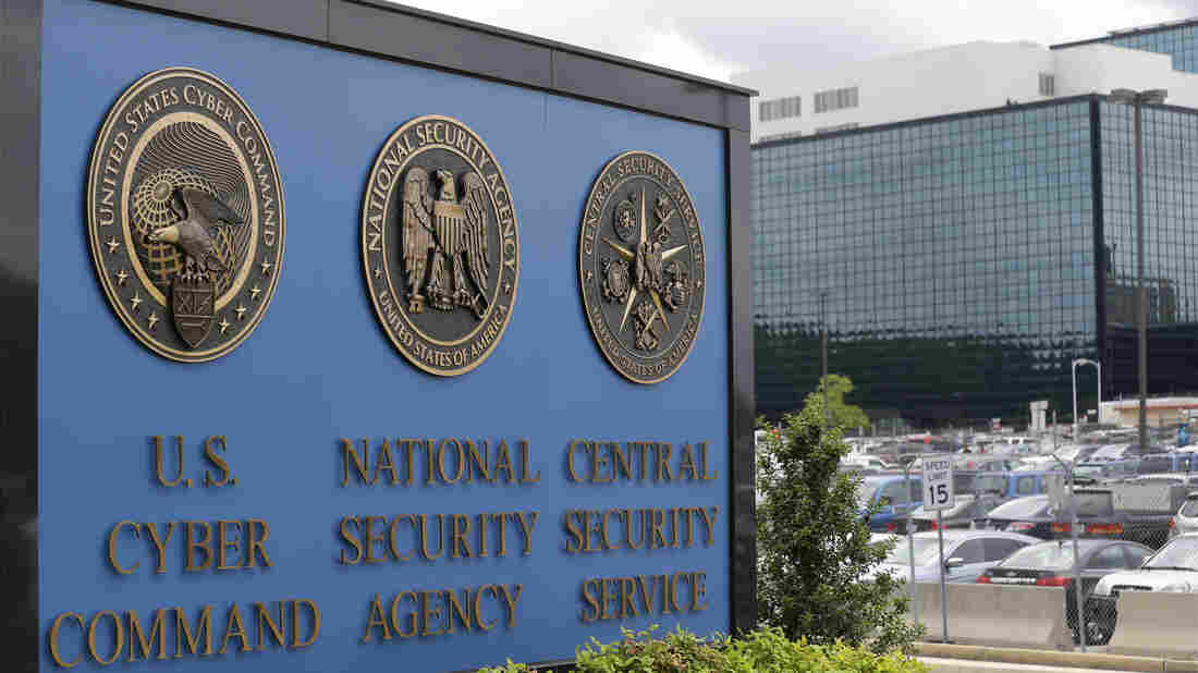 A 2013 photo shows the National Security Agency campus in Fort Meade, Md.