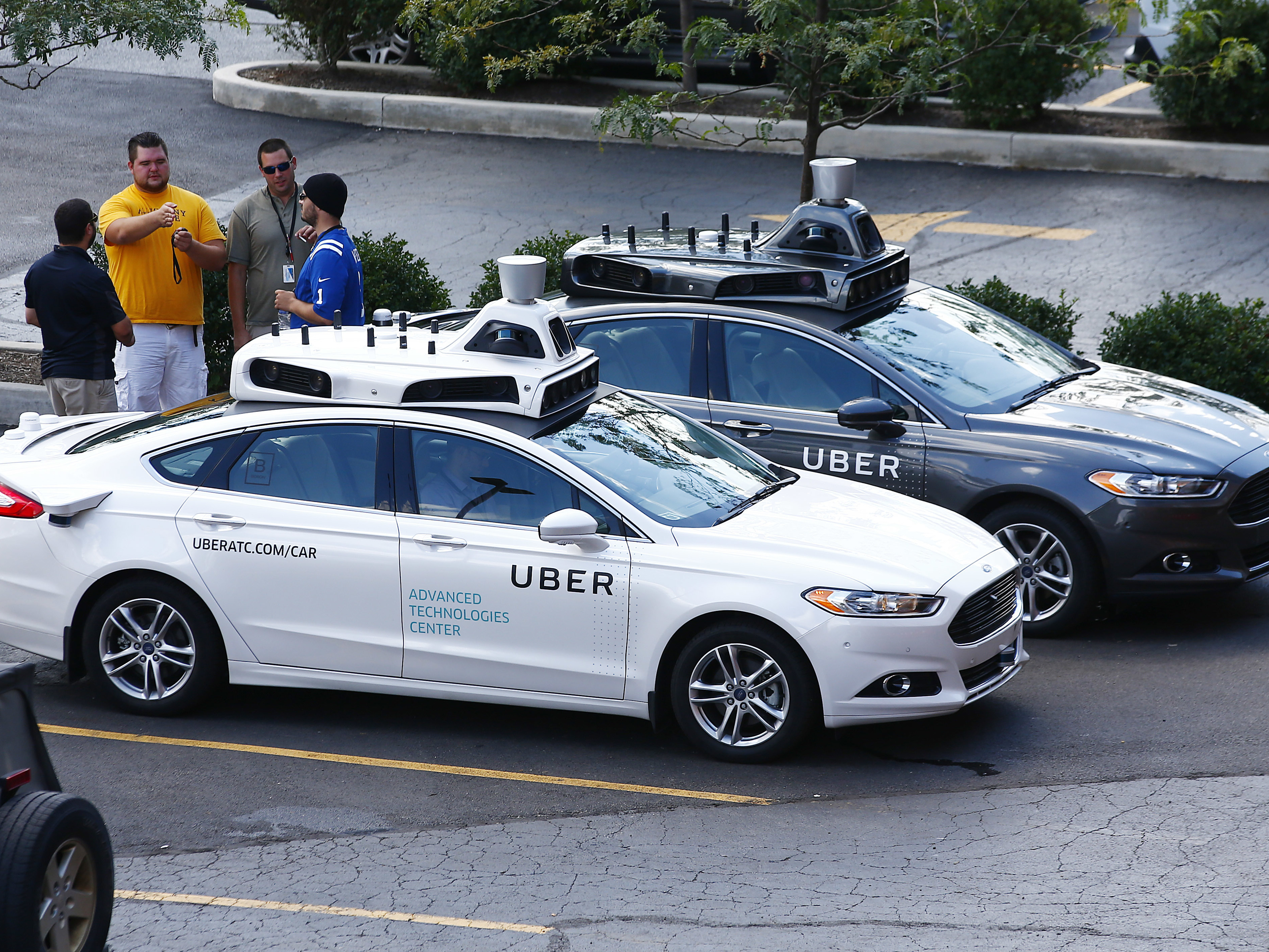 Ride-booking company Uber plans to offer customers self-driving cars in Pittsburgh soon. The vehicles will come with human backup drivers.