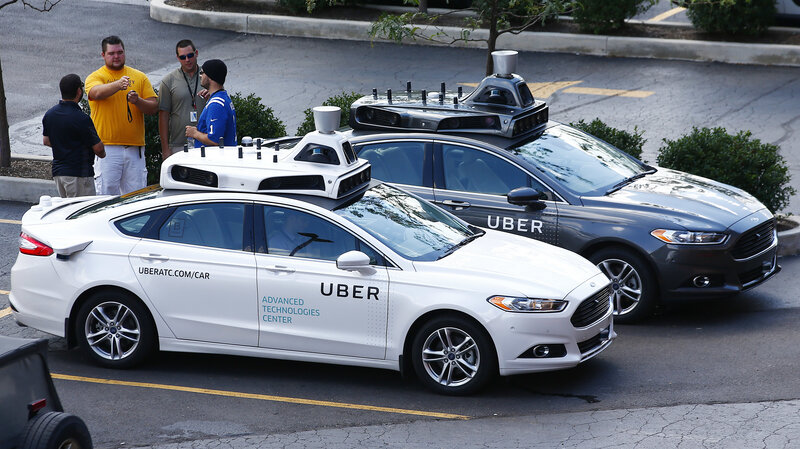 Uber's self-driving car Uber's self-driving car