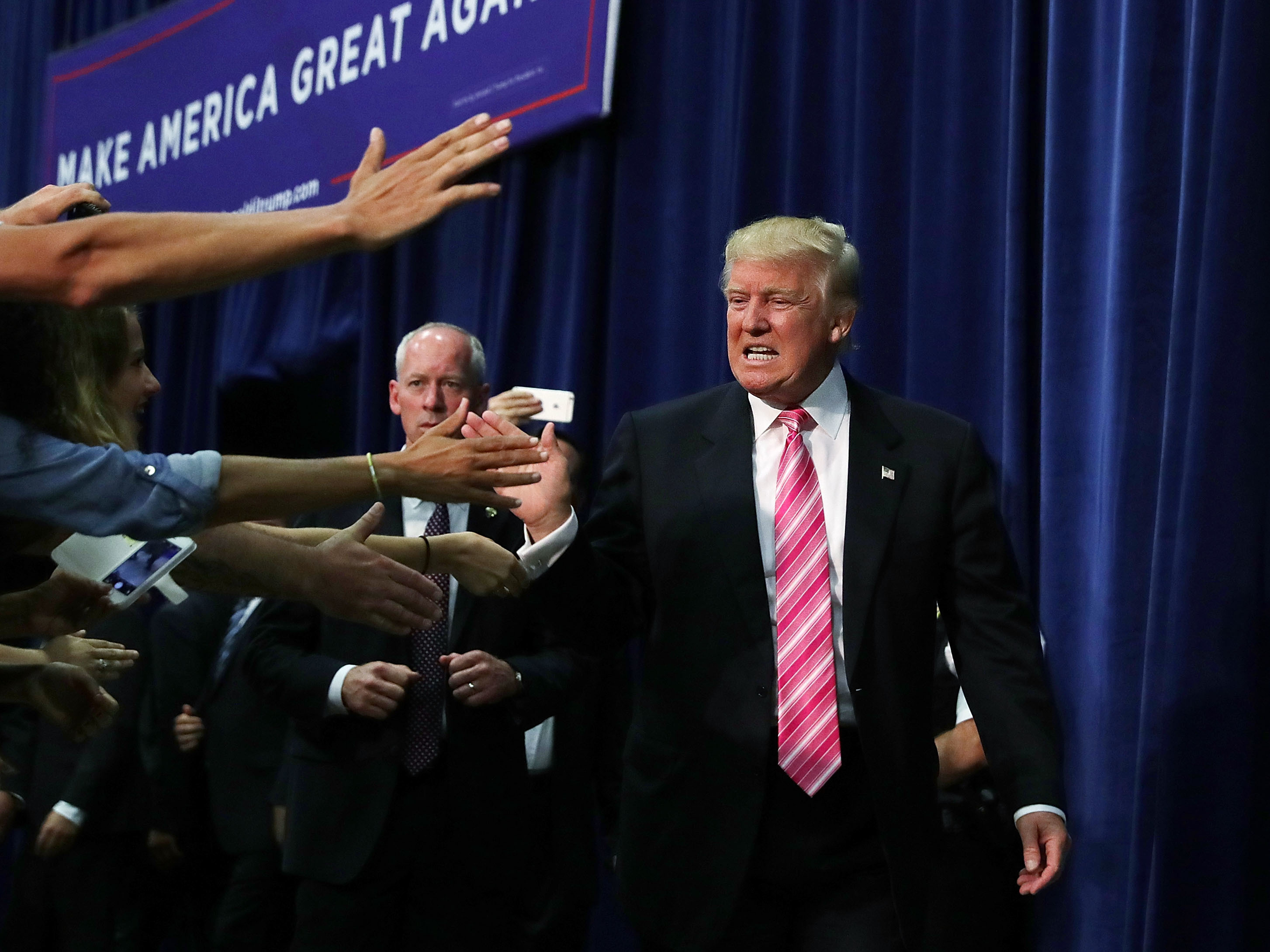 Donald Trump feeds off the energy his supporters bring to his rallies.