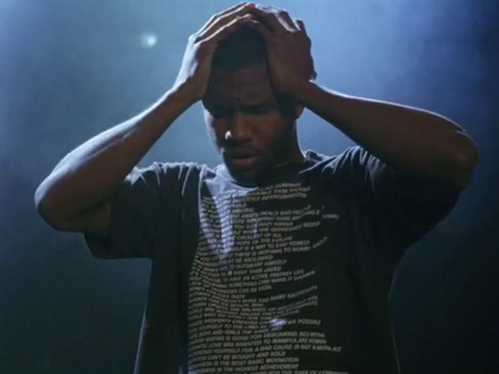 Frank Ocean's raw, bleeding, diaristic storytelling guides Blonde.