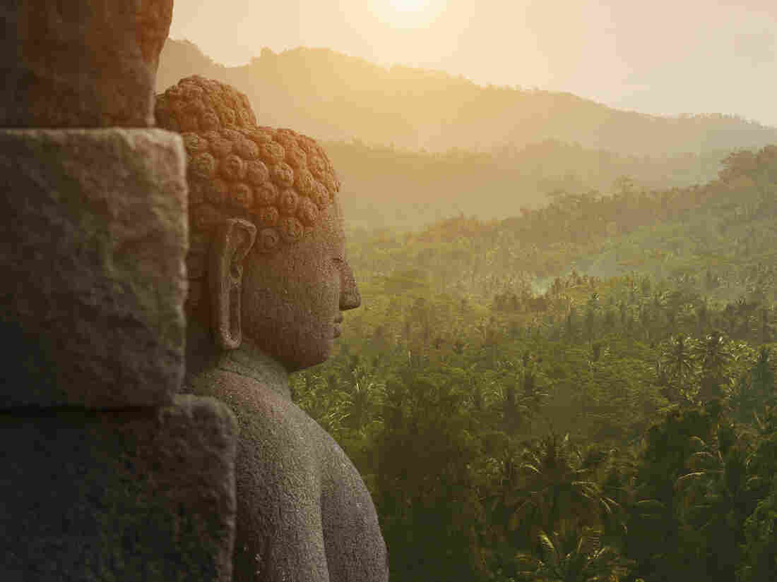 The Buddhist temple of Borobudur, Java, Indonesia.