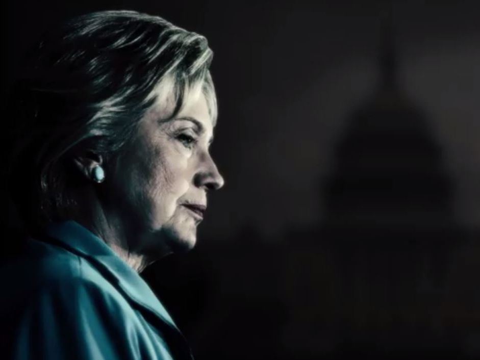 In a new ad, Donald Trump's campaign paints Hillary Clinton's America as bad for the economy.