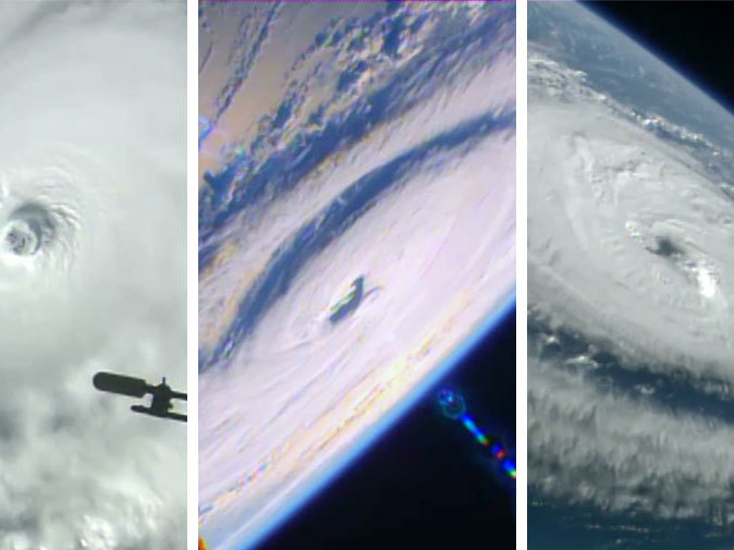 Watch: International Space Station flies over 3 hurricanes