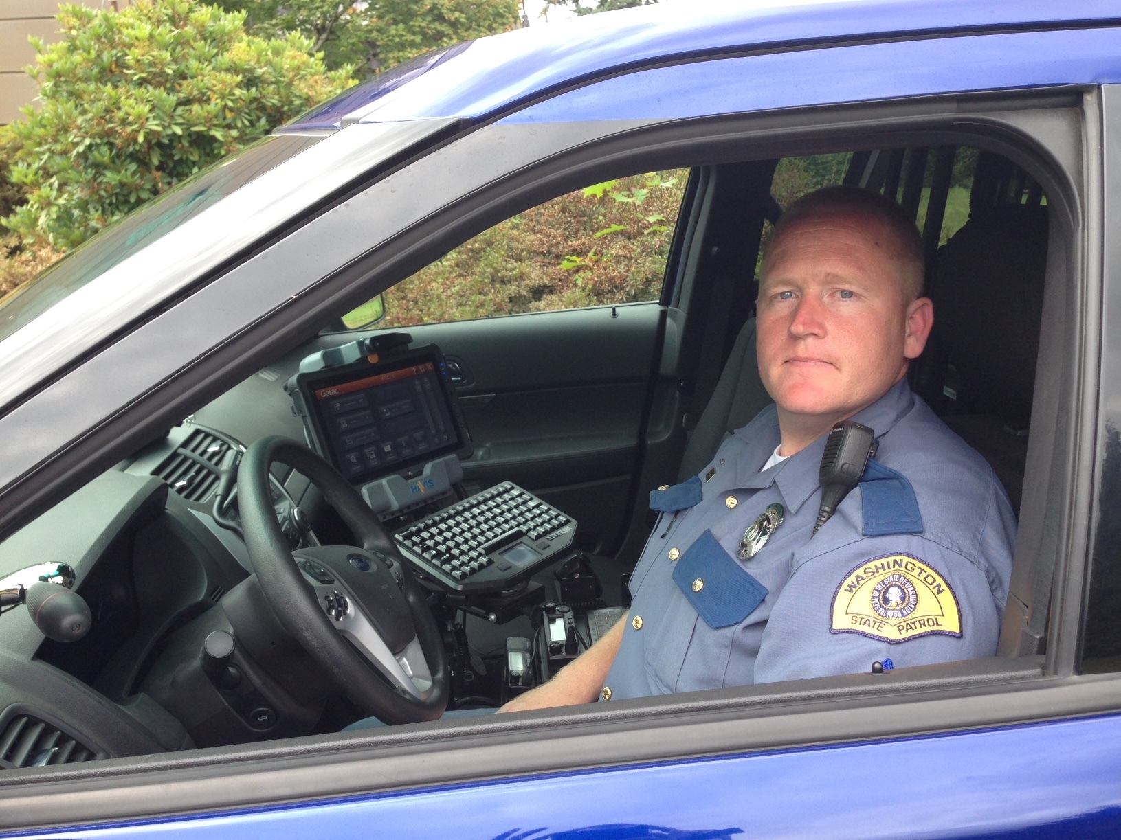 Washington State Patrol sergeant Nate Hovinghoff says once pot was legalized in Washington state the rules of engagement changed. (Courtesy Austin Jenkins)