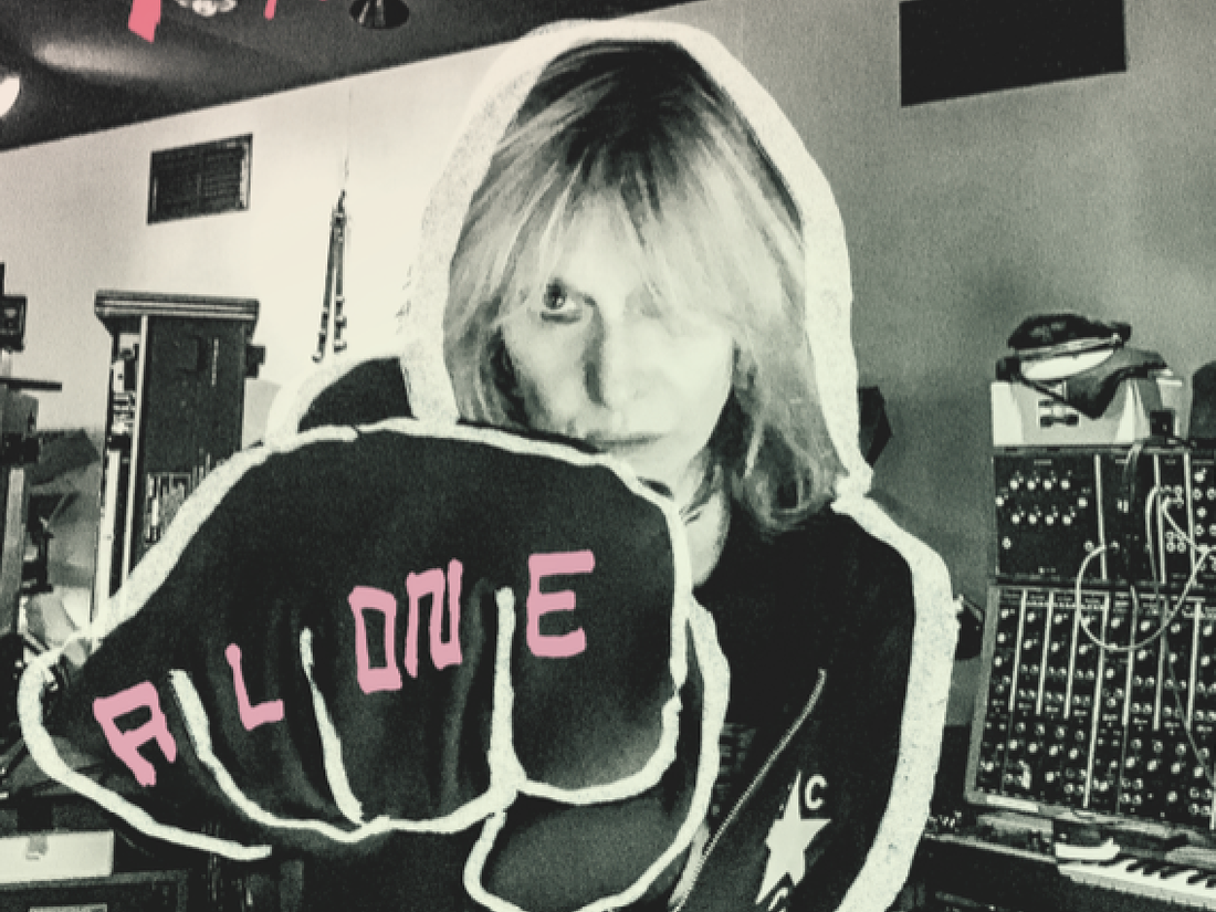 Cover art for the new Pretenders album, Alone.