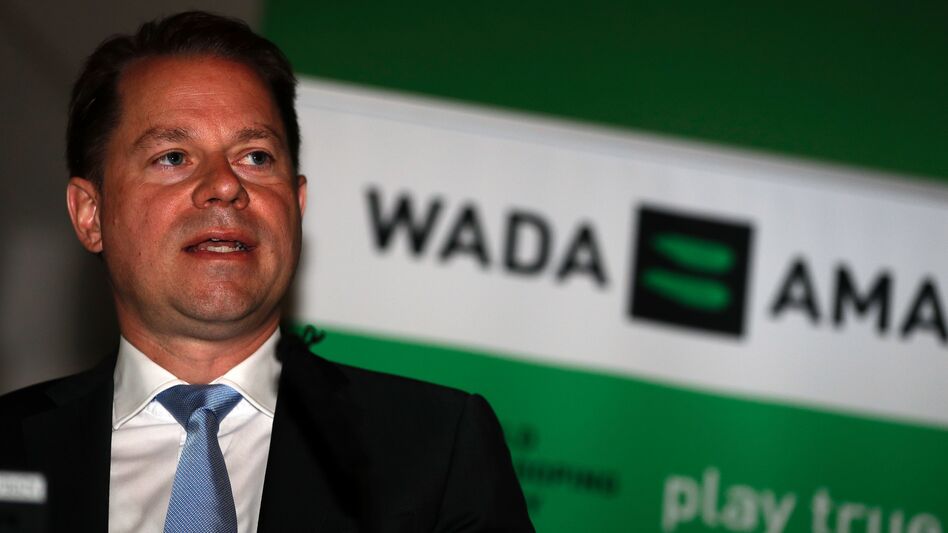 "WADA has been informed by law enforcement authorities that these attacks are originating out of Russia," says Olivier Niggli, the anti-doping agency's chief operating officer and general counsel. (Adrian Dennis/AFP/Getty Images)