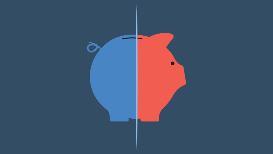 In some ways, Donald Trump and Hillary Clinton's tax plans are mirror images of each other. (NPR)
