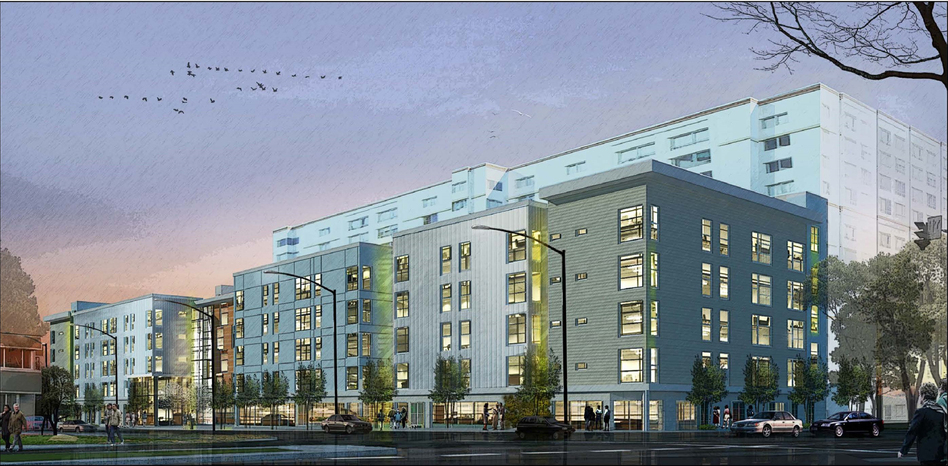 About 5,000 people have entered the lottery for the proposed Willie B. Kennedy development in San Francisco's Western Addition neighborhood. (Courtesy of Tenderloin Neighborhood Development Corp.)