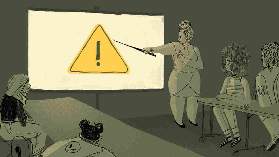 With the start of a new school year, there's been a nationwide debate on the use of "trigger warning" advisories in college classrooms.