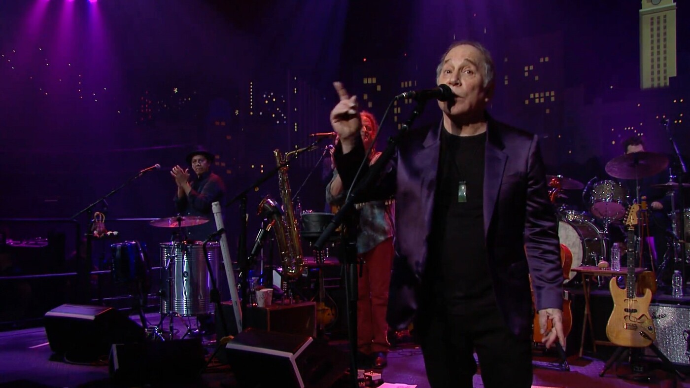 Watch Paul Simon's Ageless And Animated Performance Of 'Wristband' : NPR