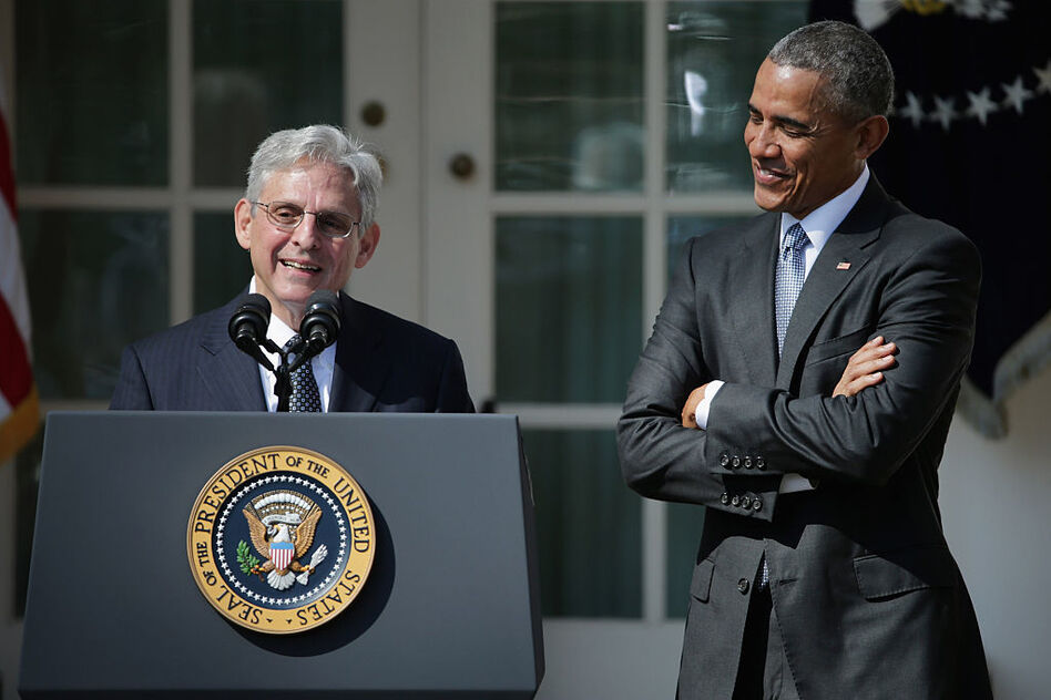President Obama nominated Judge Merrick Garland to the Supreme Court in March. Since then, the Senate has denied him a confirmation hearing. Whoever wins the presidential election will have a big impact on the future of the highest court in the land. (Chip Somodevilla/Getty Images)