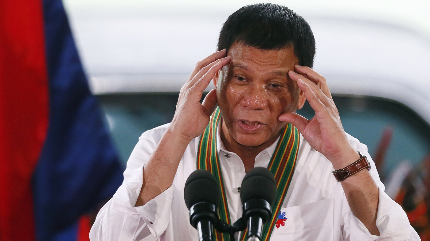 He Did It Again: Philippine President Keeps Insulting The U.S. (And Obama)  : Parallels : NPR