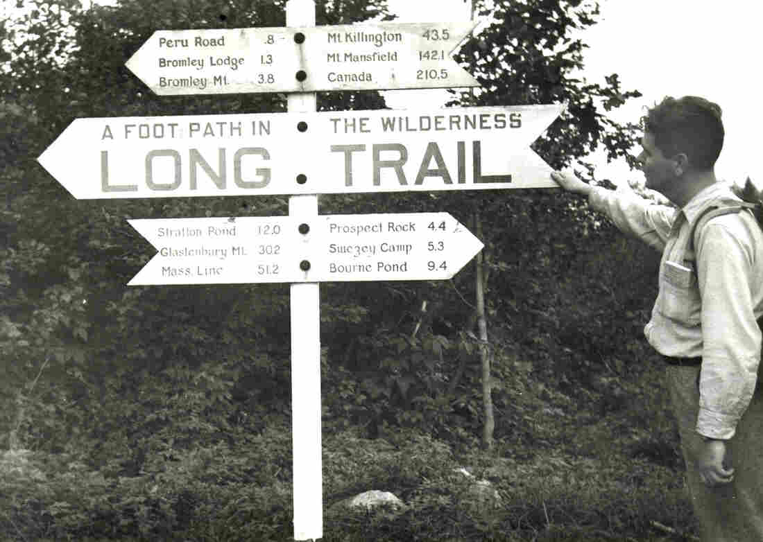 Earl Shaffer, a World War II veteran, is believed to be the first to complete a non-stop trek through the Appalachian Trail in 1948.