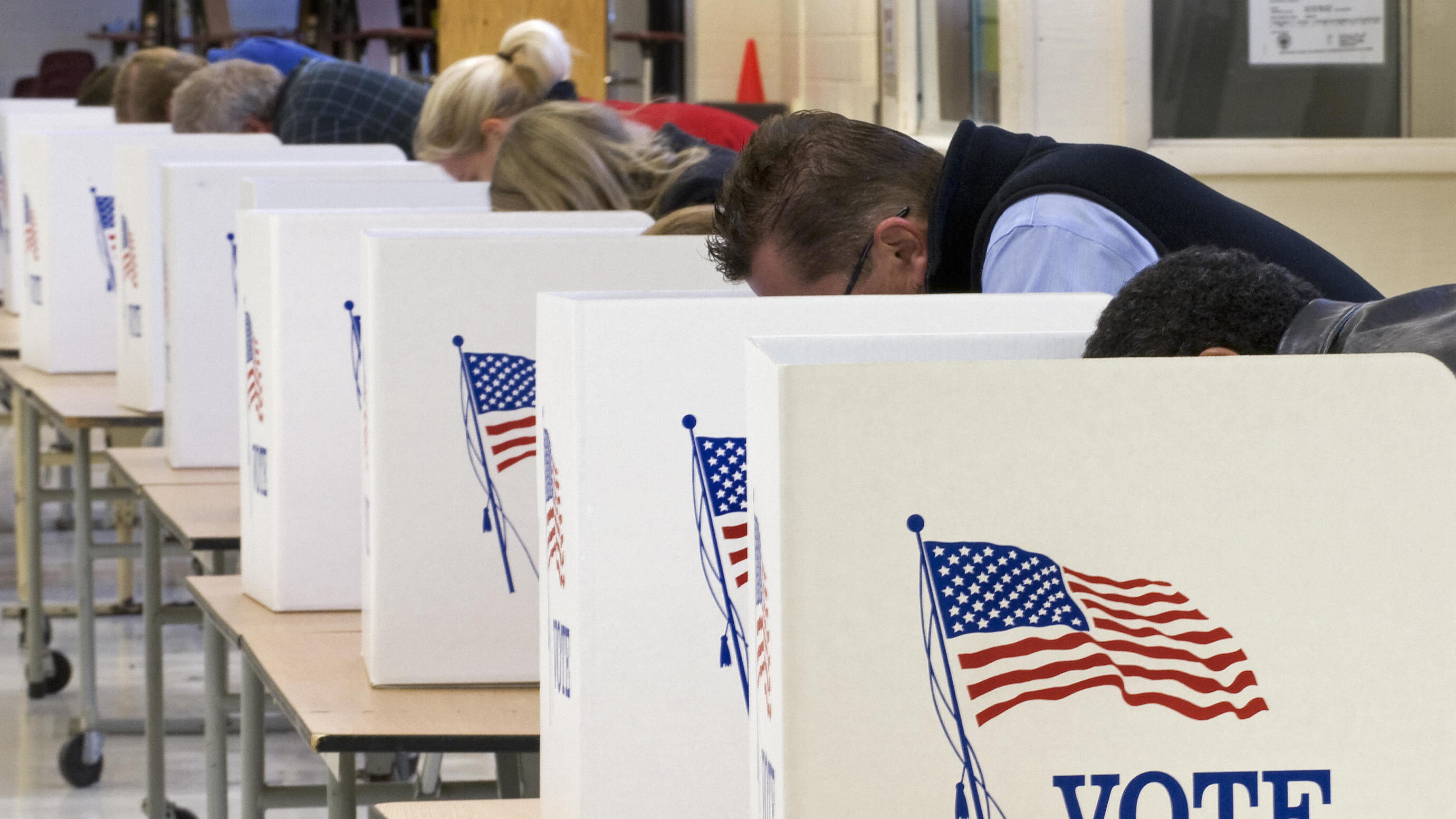 Ahead of the November presidential election, tension run high. A polls show Americans say the election is a causing stress. (AFP/Getty Images)