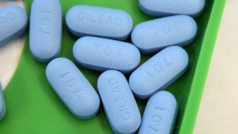 Once-a-day HIV pills that combine multiple medicines, such as Truvada, are easier to take, but they can be more expensive than pills that contain only one active ingredient. (Justin Sullivan/Getty Images)