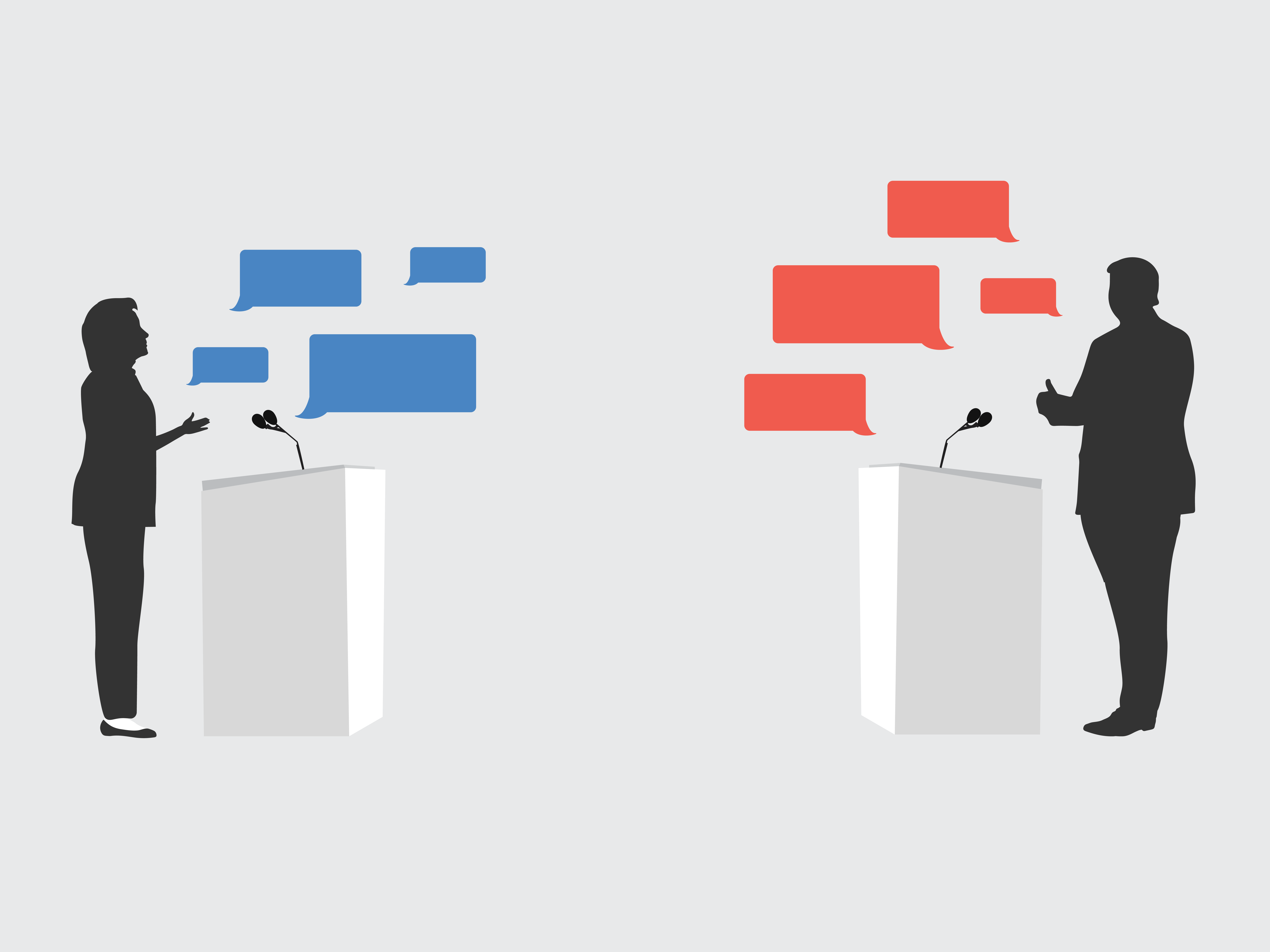 Hillary Clinton and Donald Trump debate for the final time Wednesday night.