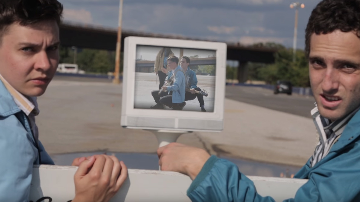A still from Flasher's &quot;Destroy&quot; video. (Courtesy of the artist)