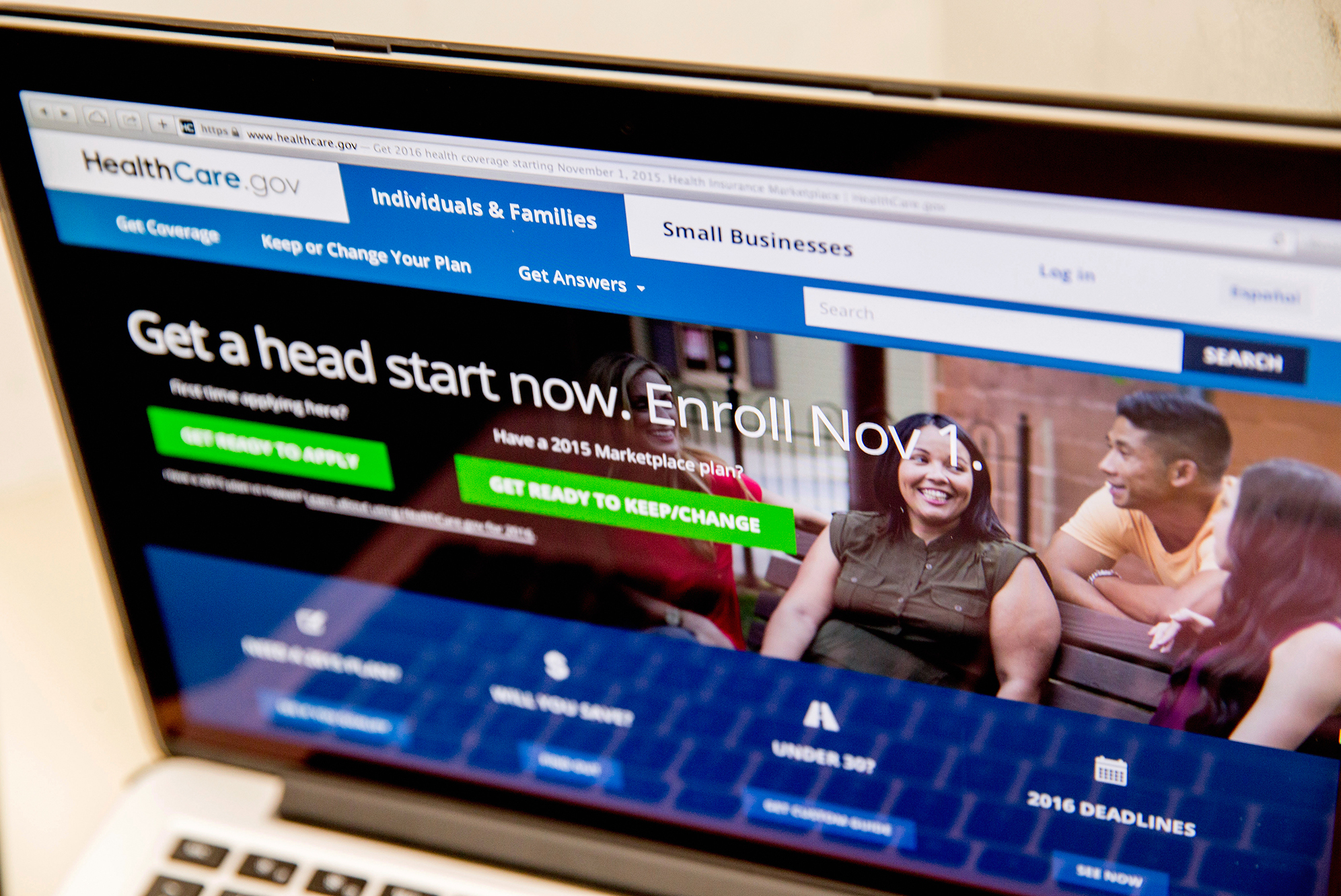 You can check HealthCare.gov for health insurance options and prices. (AP)
