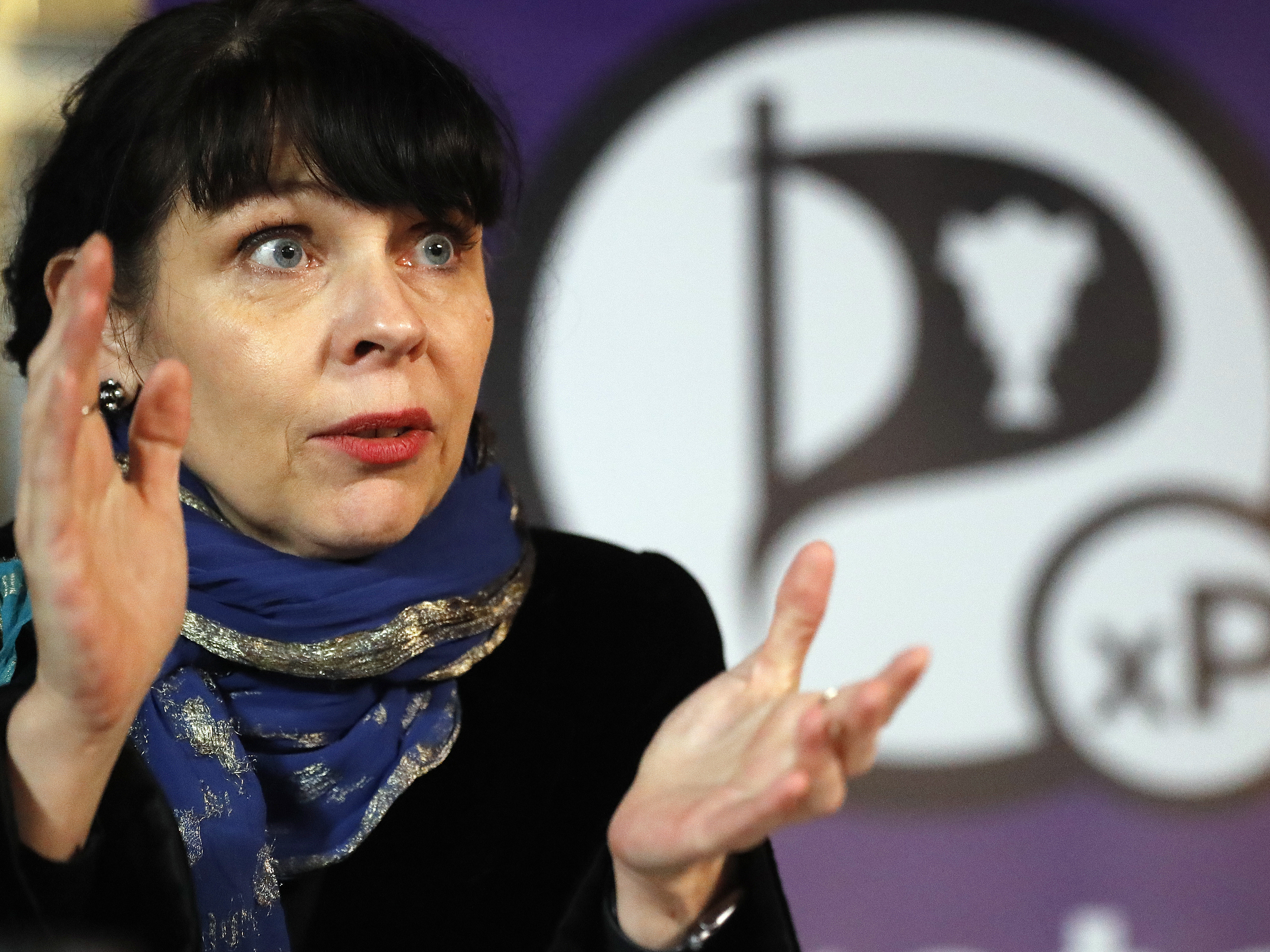 Birgitta Jonsdottir of Iceland's Pirate Party speaks to the media after her party won 10 seats in Parliament. Women now hold nearly half of the seats in the country's Parliament.
