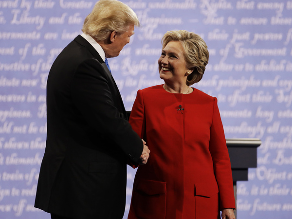 When Hillary Clinton appeared to be winning the Sept. 26 debate with Donald Trump at Hofstra University, stock futures rose and so did oil prices, a report says.