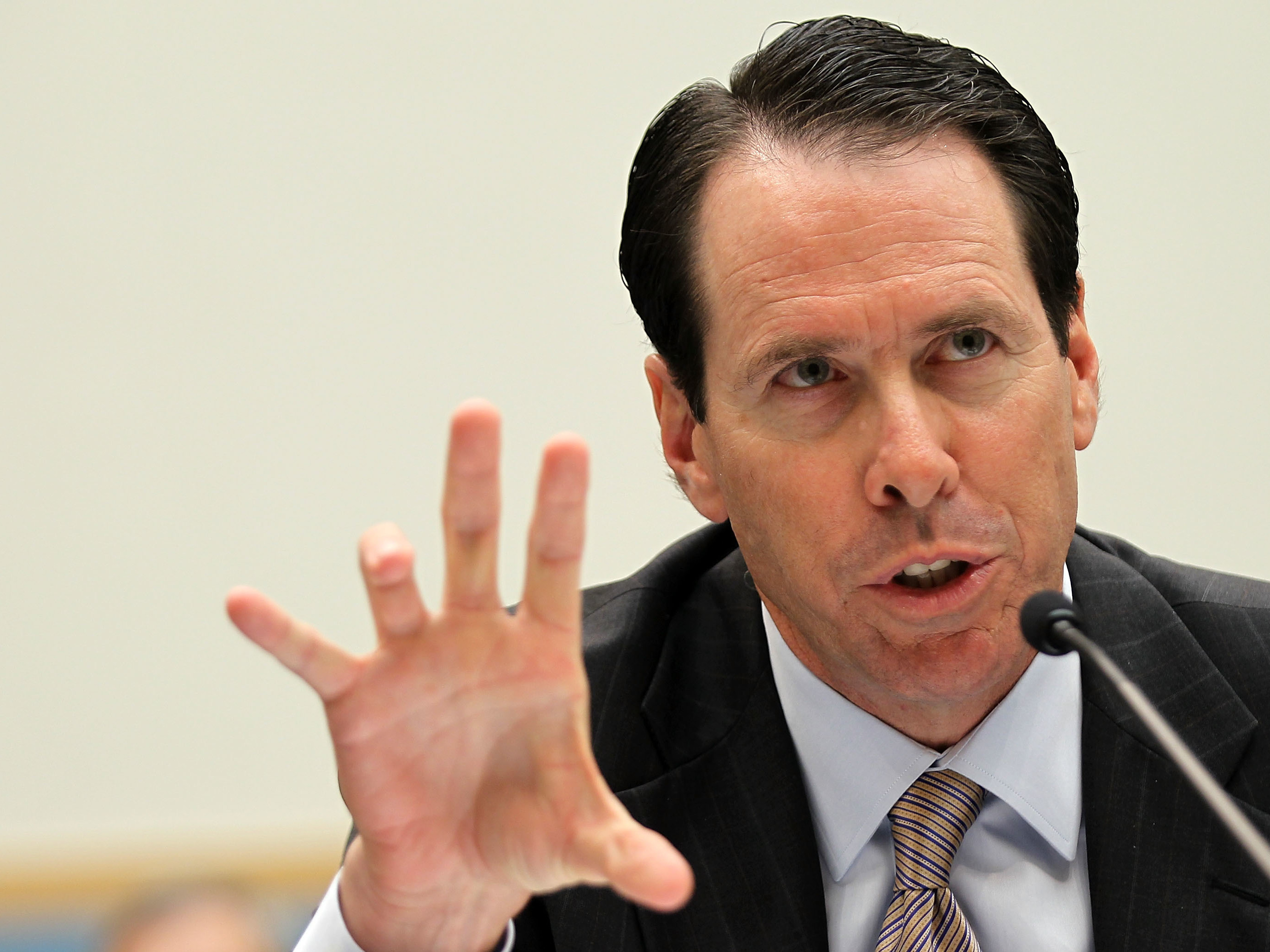 Randall Stephenson is the chairman, CEO and president of AT&T. Why is he talking about Black Lives Matter? (Getty Images)