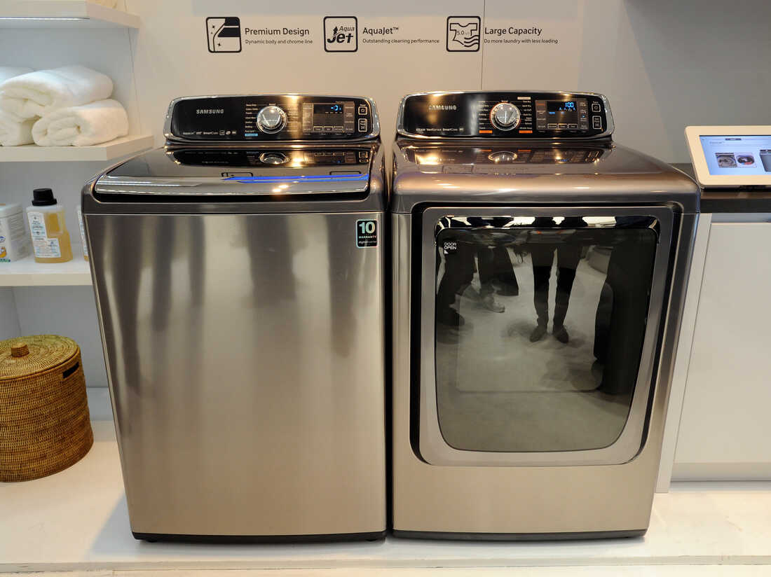 Samsung Recalls 2.8 Million Top-Load Washing Machines : The Two-Way : NPR