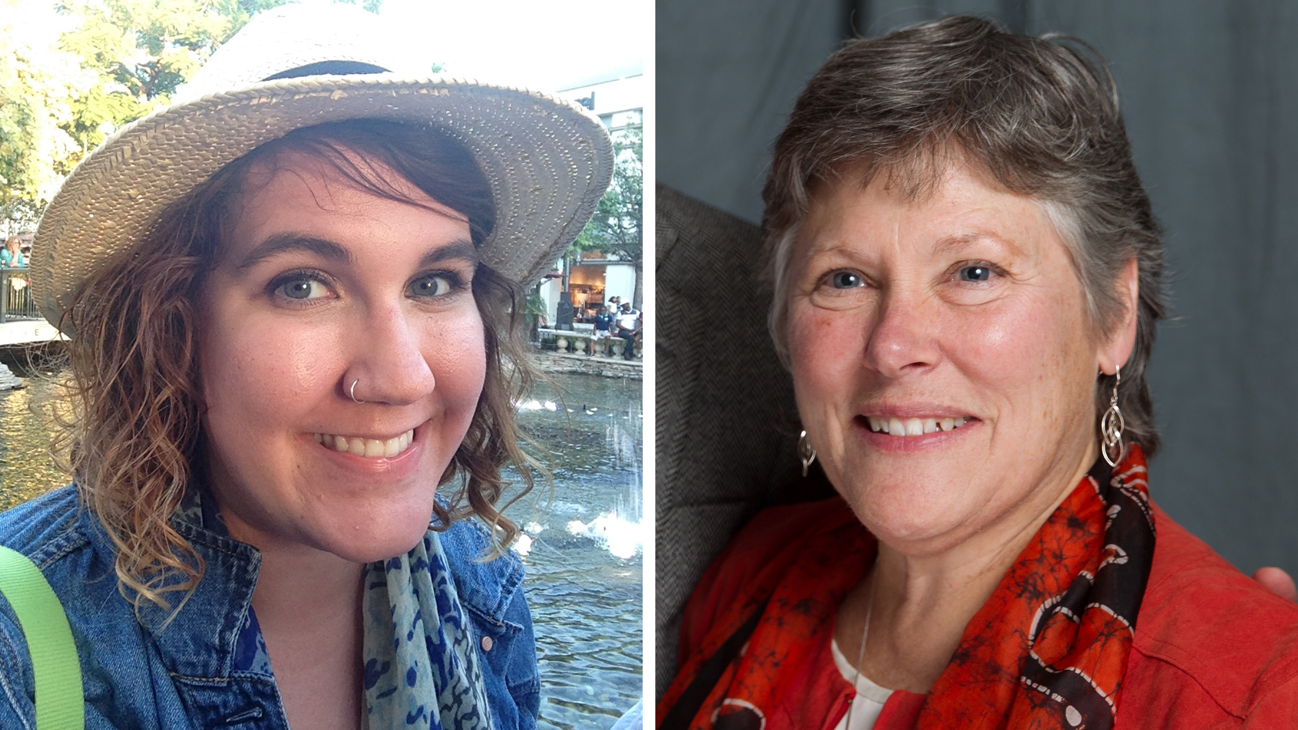 Kristen Daniels (left) is considering becoming a Catholic nun. Sister Donna Del Santo faced the same situation when she was 38 and offers some advice for Kristen as she considers entering the discernment process. (Courtesy of Kristen Daniels and Sister Donna Del Santo)