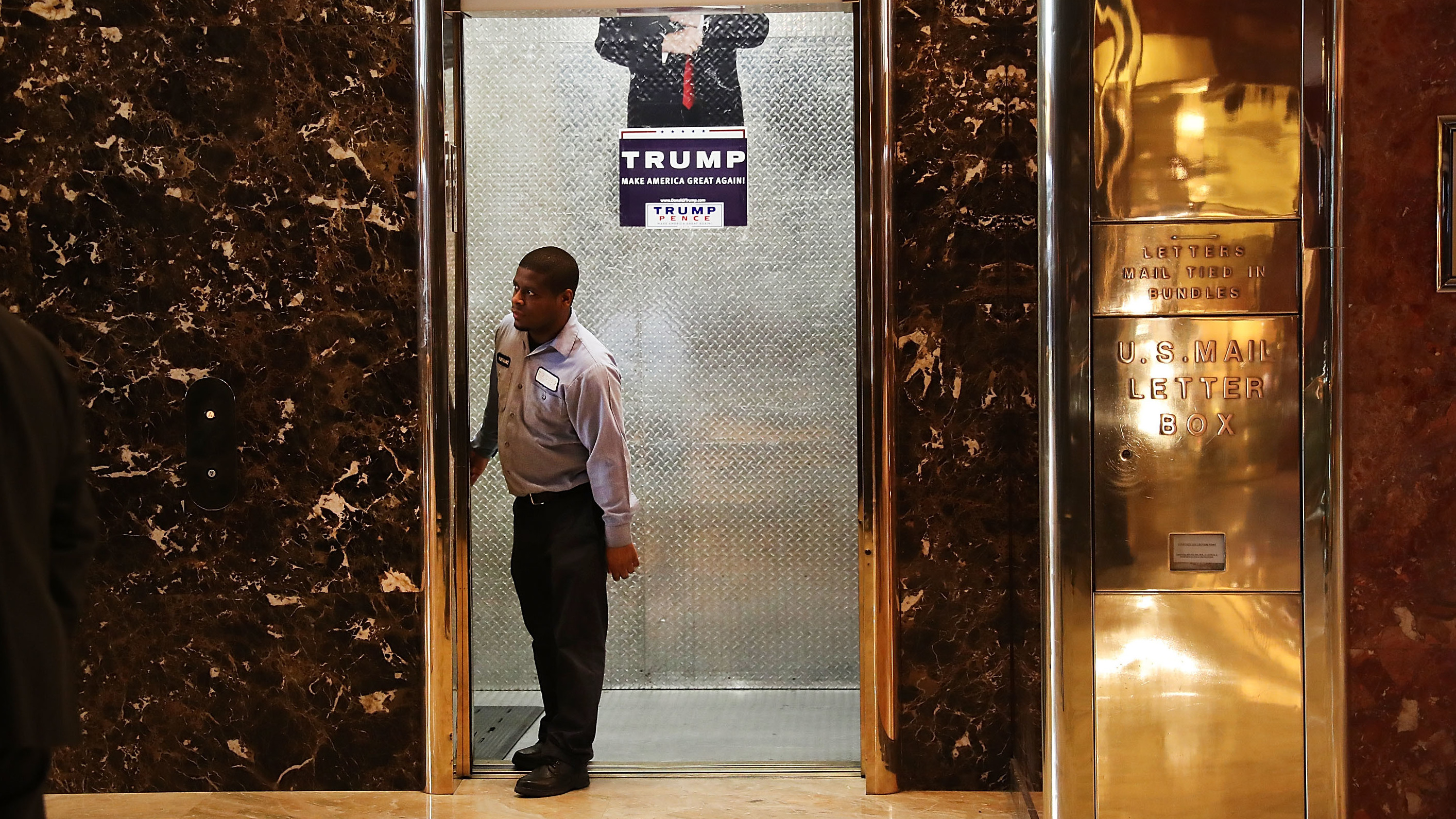 PHOTOS The Scene At The Lobby Of Trump Tower NPR