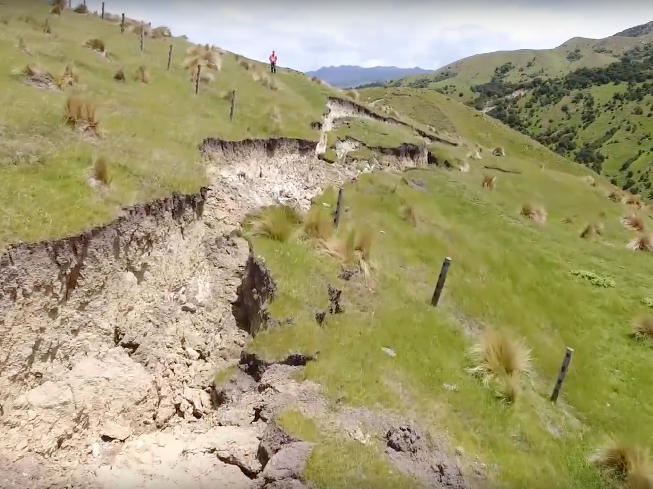 Watch: Drone footage shows aftermath of New Zealand quake