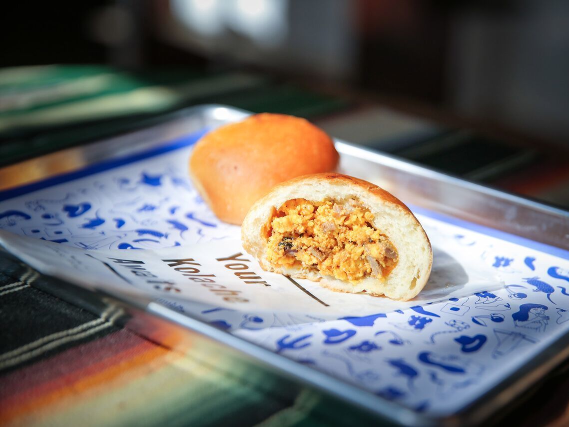Republic Kolache in Washington, D.C., serves up a brisket-and-egg version of the Czech treat.
