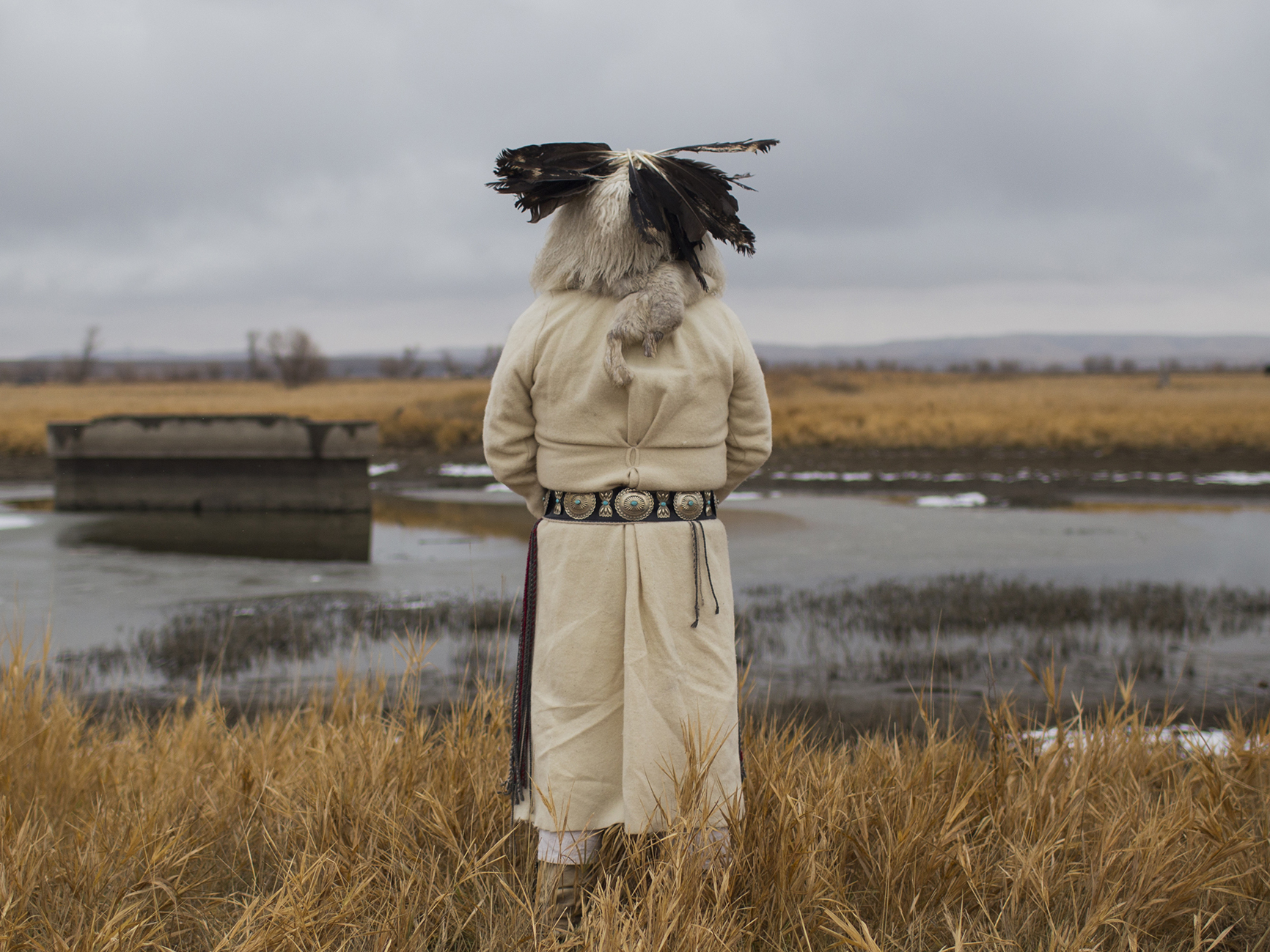 Protesters Mark A Solemn Thanksgiving Day At Standing Rock