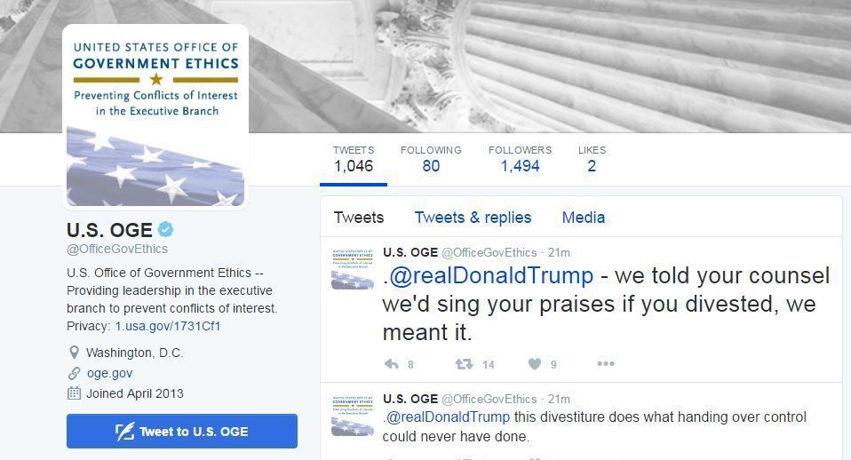  (U.S. Office of Government Ethics/Screenshot by NPR)