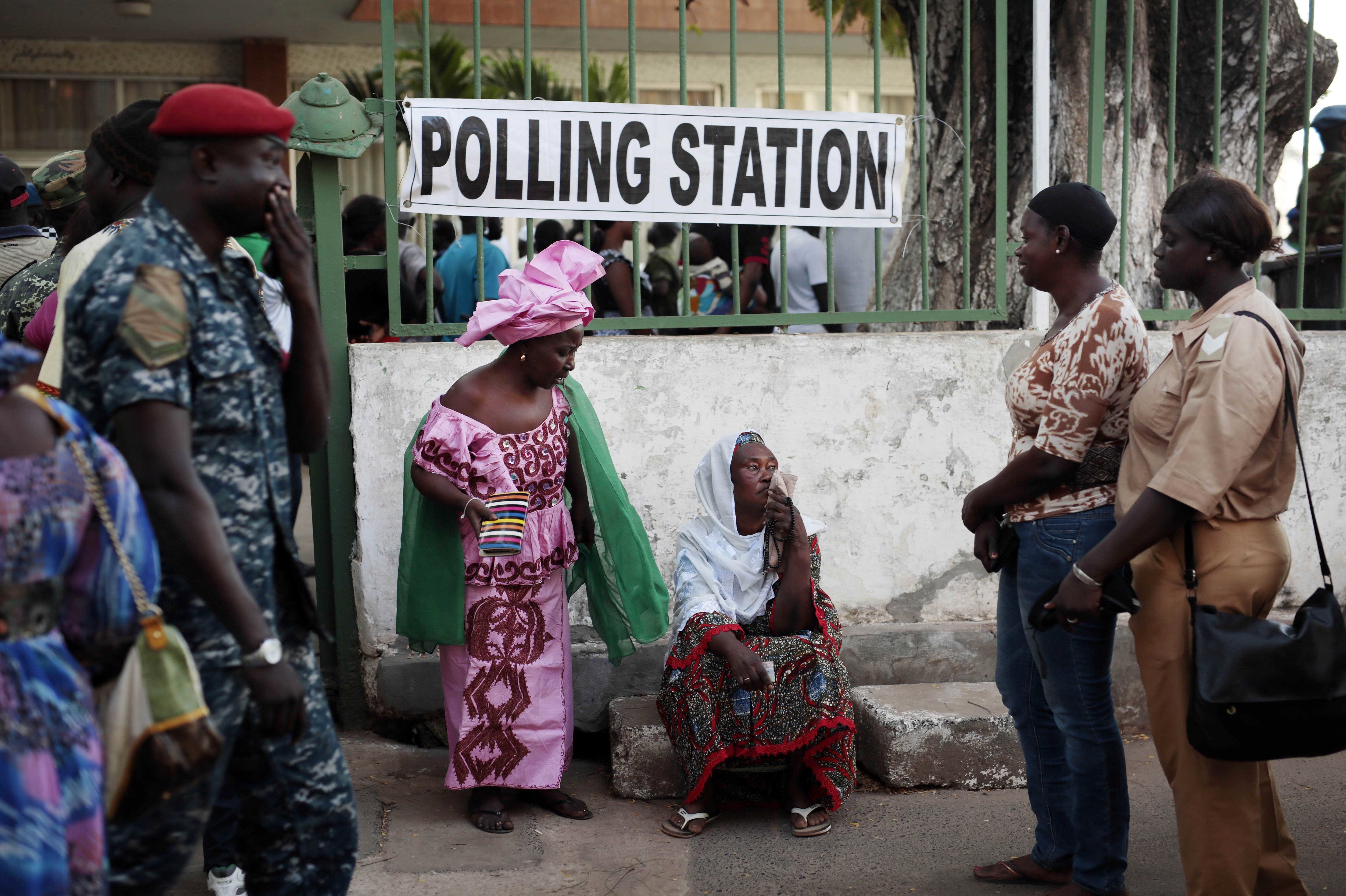 PHOTOS Gambia Holds Presidential Election Amid Blackout WBUR