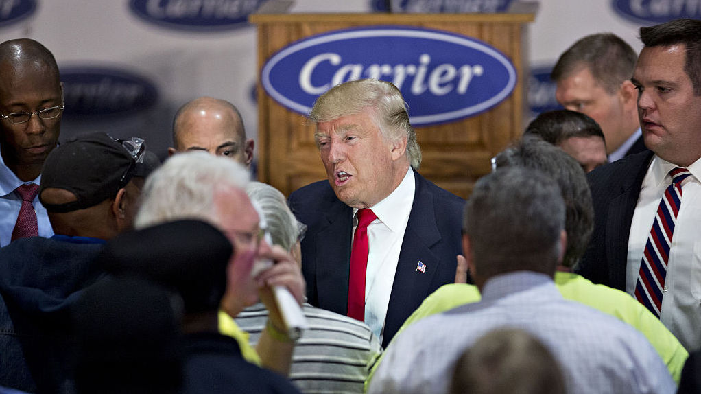 Trump warns U.S. companies will be taxed very heavily if they leave country