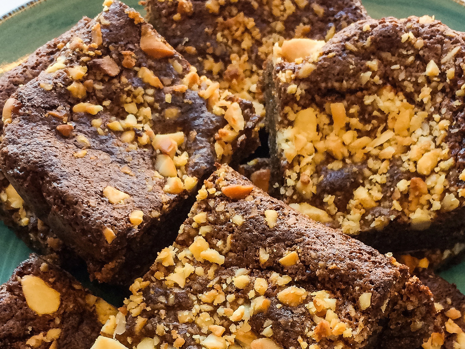 In Genevieve Ko's blondies, macadamia nuts take the place of butter and flour.