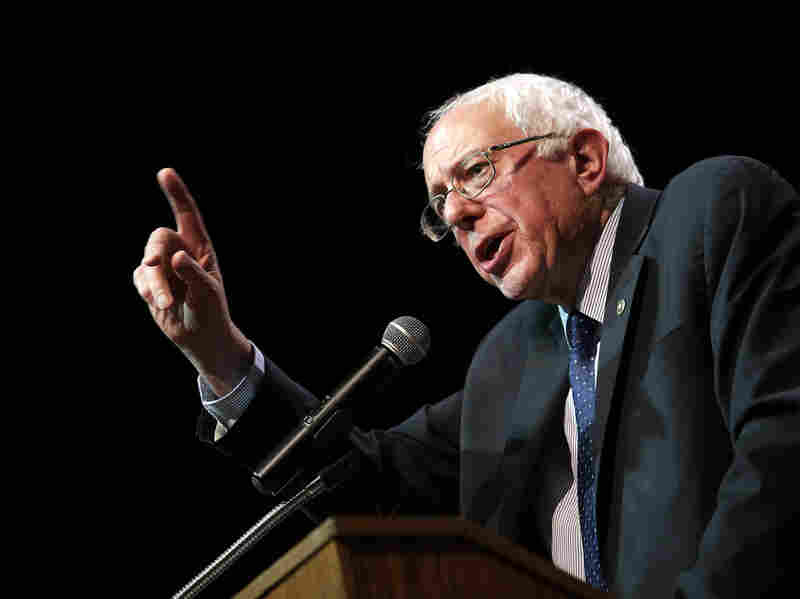 Sen. Bernie Sanders speaks during a news conference on Dec. 23, 2015, in Chicago, Ill.