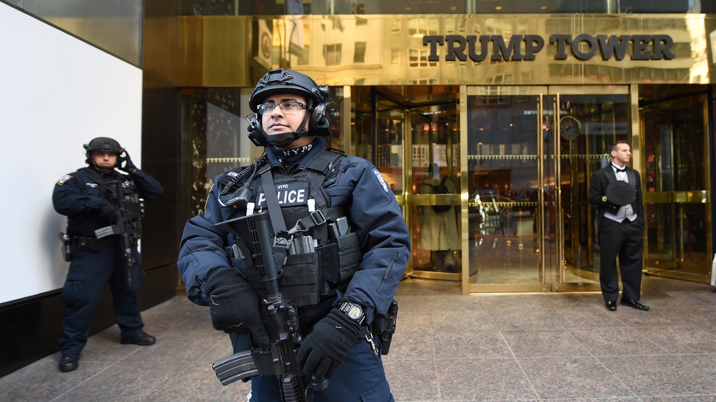 Trump Tower's Newest Tenants Likely To Be The Secret Service : NPR
